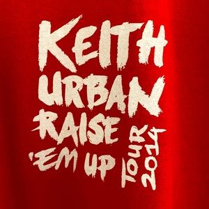 NWOT - Keith Urban Raise 'Em Up Tour 2014